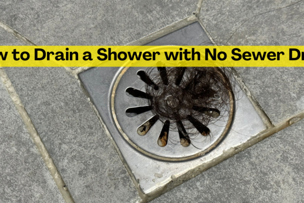 How to Drain a Shower with No Sewer Drain